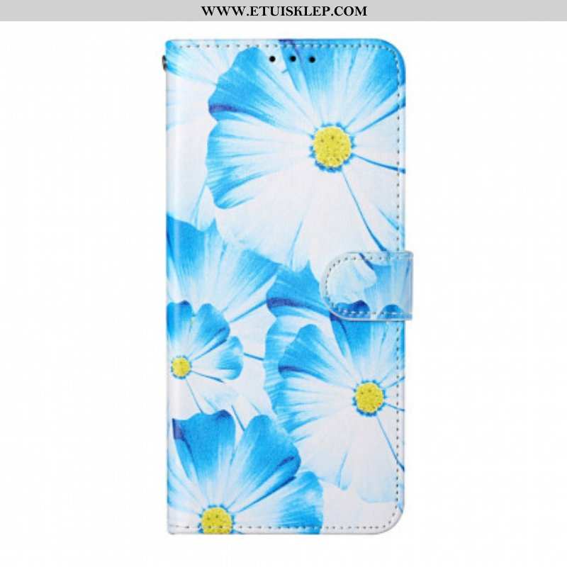 Etui Folio do Samsung Galaxy S21 Ultra 5G Szalone Kwiaty